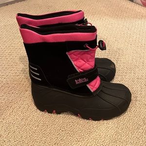 Girl Size 4 Totes Winter Boots
